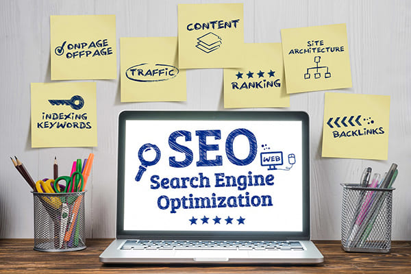 A description of how they deliver their seo. It shows the use of search engine optimization, acquiring backlinks, doing keyword research, On-page seo, off-page seo, digital marketing. These are all things the Perron Marketing Group Ltd specializes in.